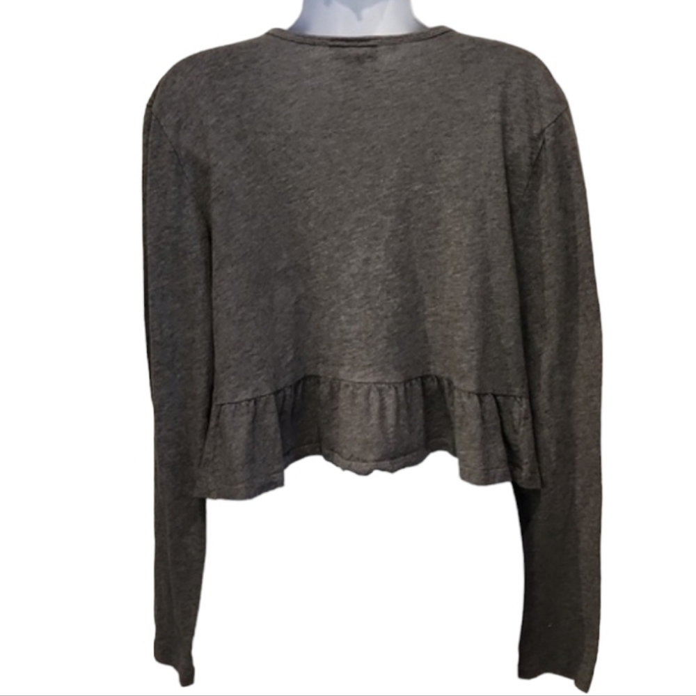 Loft Ruffle Accent Cardigan - Picture 2 of 5